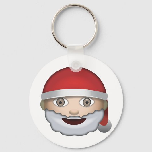 Porte-clés Père Noël Emoji (Recto)