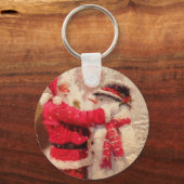 Porte-clés Père Noël et snowman (Recto)