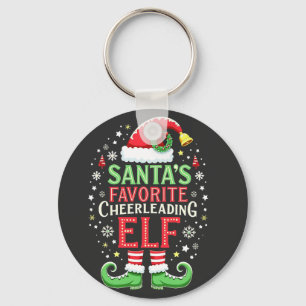Porte-clés Père Noël Favori Cheerled Famille Elf Correspondan