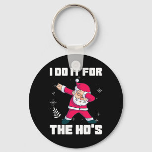 Porte-clés Père Noël Funny Noël en juillet Xmas je le fais F