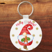 Porte-clés Père Noël Gnome (Recto)