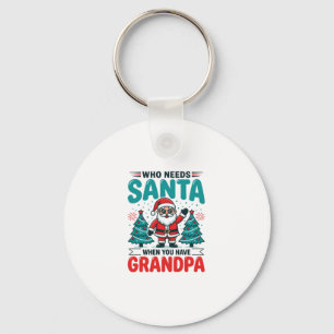 Porte-clés Père Noël Grand-père Famille