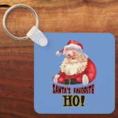 Porte-clés Père Noël - Ho favori (Recto)