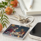 Porte-clés Père Noël Kneeling au gestionnaire (Devant Droit)