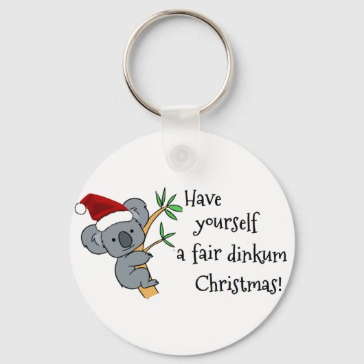 Porte-clés Père Noël Koala - Fair Dinkum (Recto)