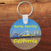 Porte-clés Père Noël Monica Pier, Californie (Recto)
