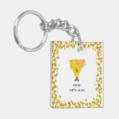 Porte-clés Père Noël Nacho avec chips (Devant gauche)