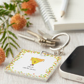 Porte-clés Père Noël Nacho avec chips (Devant Droit)