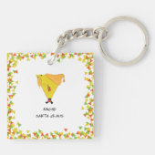 Porte-clés Père Noël Nacho avec chips (Dos)