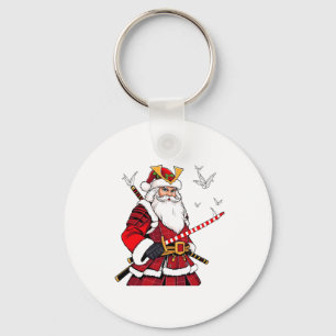 Porte-clés Père Noël Noël Père Noël Art Japonais Samouraï