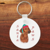 Porte-clés Père Noël Paws (Recto)