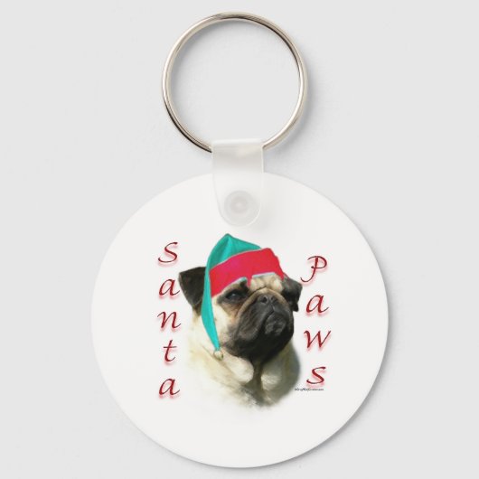 Porte-clés Père Noël Paws Carlins (Recto)