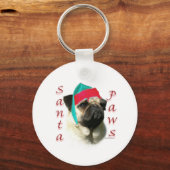 Porte-clés Père Noël Paws Carlins (Recto)