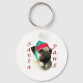 Porte-clés Père Noël Paws Carlins (Verso)