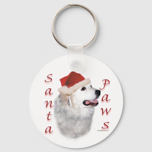 Porte-clés Père Noël Paws dans les Pyrénées (Recto)