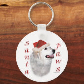 Porte-clés Père Noël Paws dans les Pyrénées (Recto)