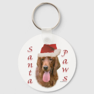 Porte-clés Père Noël Paws, Setter irlandais