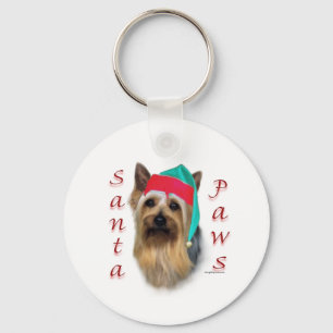 Porte-clés Père Noël Paws Silky Terrier