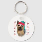 Porte-clés Père Noël Paws Silky Terrier (Verso)