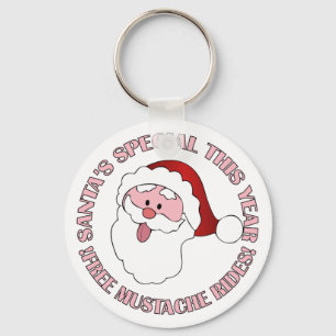 Porte-clés Père Noël porte - clé des tours de moustache