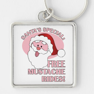 Porte-clés Père Noël porte - clé des tours de moustache