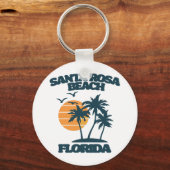 Porte-clés Père Noël Rosa Beach Floride (Recto)