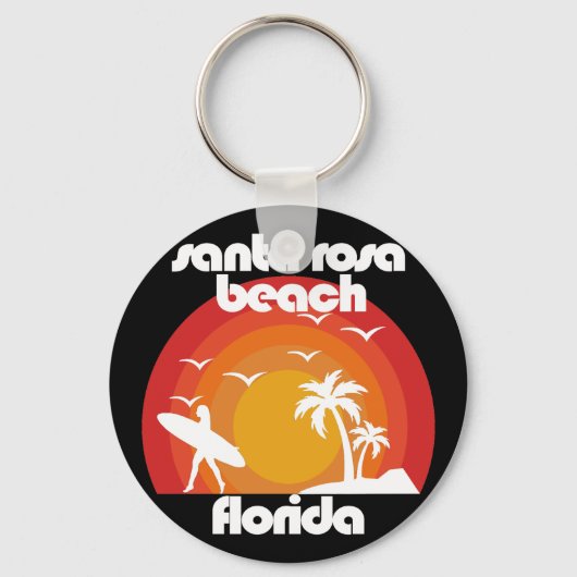 Porte-clés Père Noël Rosa Beach, Floride (Recto)