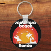 Porte-clés Père Noël Rosa Beach, Floride (Recto)