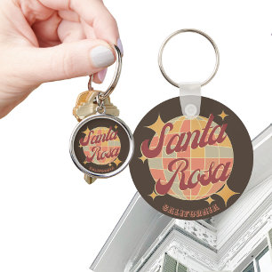 Porte-clés Père Noël Rosa City California Retro Vintage