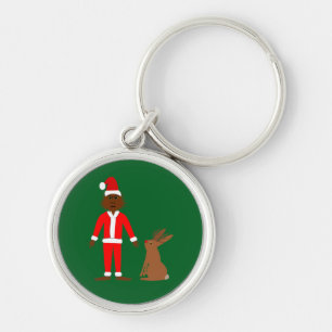 Porte-clés Père Noël Sasquatch et Jackalope Noël