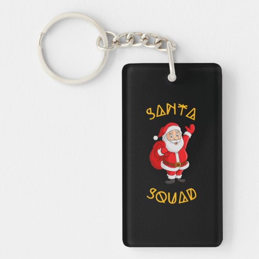 Porte-clés Père Noël Squad (Devant)