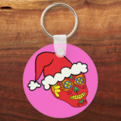 Porte-clés Père Noël Sugar Skull (Recto)
