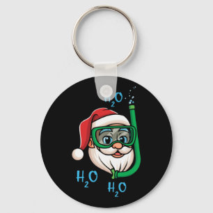 Porte-clés Père Noël Swimming h2o h2o h2o