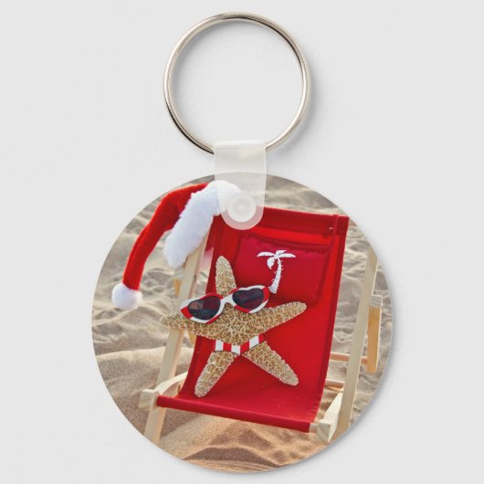 Porte-clés Père Noël tropicale (Recto)