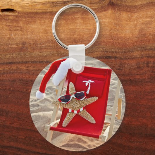 Porte-clés Père Noël tropicale (Recto)