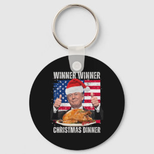 Porte-clés Père Noël Trump Noël Humour Drôle Trump Noël