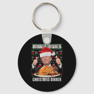 Porte-clés Père Noël Trump Noël Humour Funny Trump Noël 4