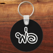 Porte-clés Père thaï - พ่ อ / Phaw - Script en langue thaïe (Recto)