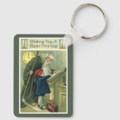 Porte-clés Père Time vous souhaite une bonne année (Verso)