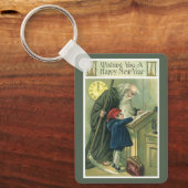 Porte-clés Père Time vous souhaite une bonne année (Recto)