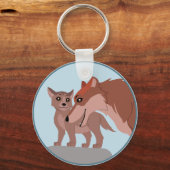 Porte-clés Père Wolf et Pup (Recto)