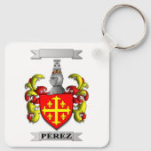 Porte-clés Pérez Nom et Blason (Dos)