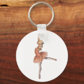Porte-clés Performance de ballet - Pose d'attitude (Recto)