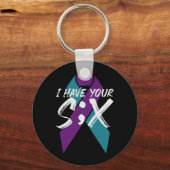 Porte-clés Performance de cadeau six point-virgule suicide po (Recto)