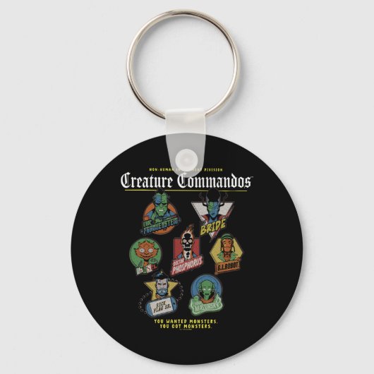 Porte-clés Performances des badges de l'équipe de monstres (Recto)