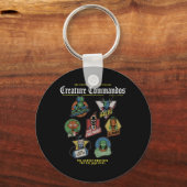 Porte-clés Performances des badges de l'équipe de monstres (Recto)