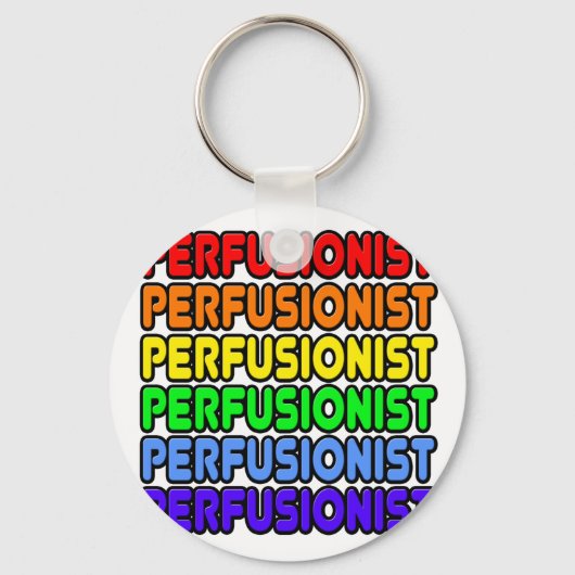 Porte-clés Perfusioniste arc-en-ciel (Recto)