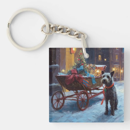 Porte-clés Période des Fêtes de Noël à Chesapeake (Devant)