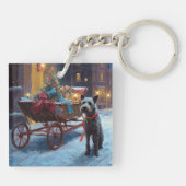 Porte-clés Période des Fêtes de Noël à Chesapeake (Dos)