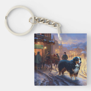 Porte-clés Période des Fêtes de Noël du Montagnard Bernois